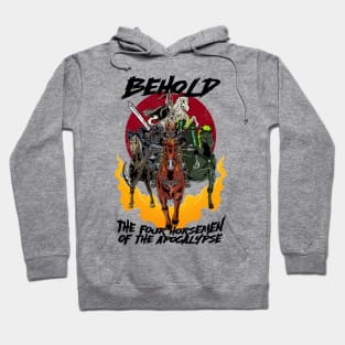 Apocalyptic Elegance: The Four Horsemen Unleashed Hoodie